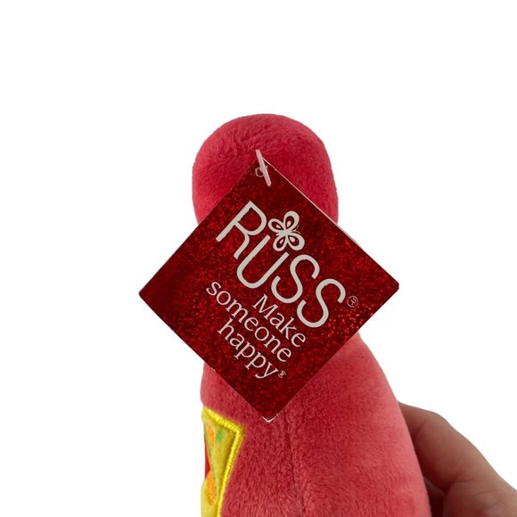 Russ Blaze Hot Sauce Plush 7 Inch Snackeez Stuffed Toy Red Chili Pepper Kawaii - Picture 3 of 5